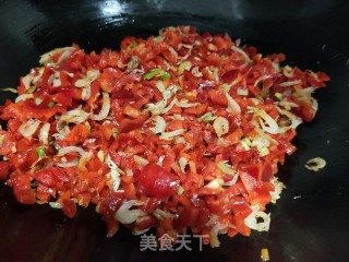 虾皮炒辣椒末的做法步骤：7