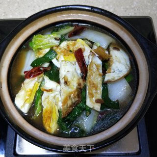 白菜鸡蛋煲的做法步骤：14