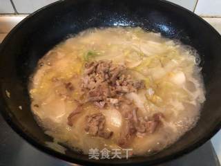 白菜肉丝炒年糕的做法步骤：8