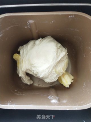 菠菜培根面包卷的做法步骤：5