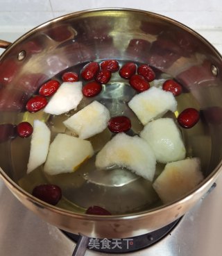 红枣雪梨苹果汤的做法步骤：6
