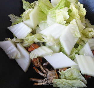 白菜——河蟹烧白菜的做法步骤：7