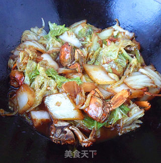 白菜——河蟹烧白菜的做法步骤：8