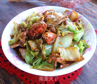 白菜——河蟹烧白菜的做法步骤：9