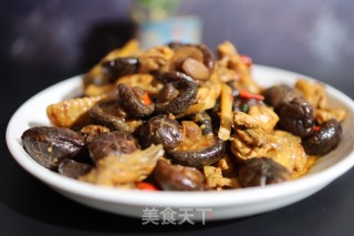 豆瓣酱烧香菇鸡肉的做法步骤：8