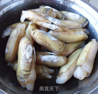 辣炒蛏子的做法步骤：1