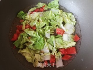鸡肉丸子白菜汤的做法步骤：5
