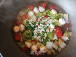 鸡肉丸子白菜汤的做法步骤：8
