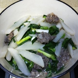 牛肉丸子炖萝卜的做法步骤：13