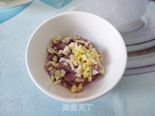 香菇瘦肉烩娃娃菜的做法步骤：1