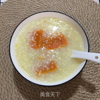 南瓜双米粥的做法步骤：7