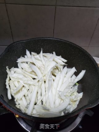 素炒白菜的做法步骤：4