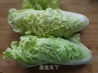 小红虾浇汁白菜的做法步骤：2
