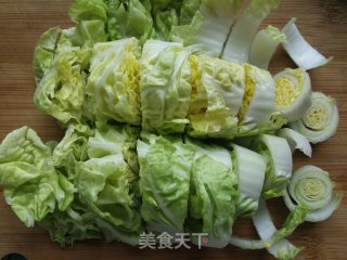 小红虾浇汁白菜的做法步骤：3
