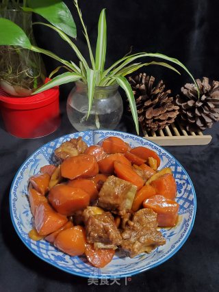排骨烧胡萝卜的做法步骤：8