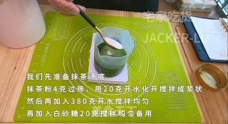 双色抹茶善哉，甜蜜回甘的让人回味，冬天来一碗，非常的小确幸。的做法步骤：1