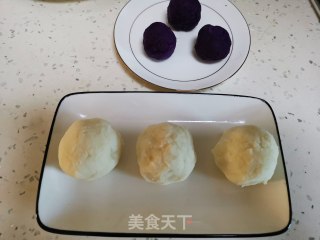 山药紫薯糕的做法步骤：4