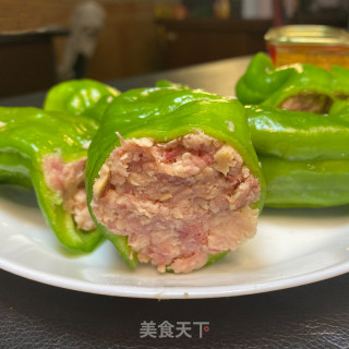 酱汁青椒火腿猪肉的做法步骤：4