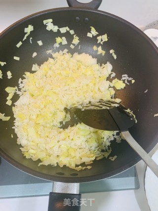 包菜炒饭的做法步骤：5