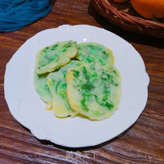 白菜饼的做法步骤：8