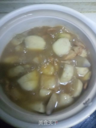 五花肉炒芋头的做法步骤：6