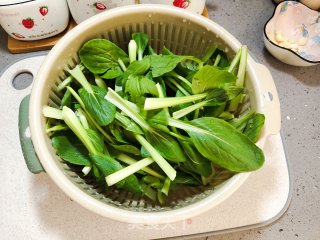 好吃不胖炒青菜的做法步骤：2