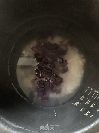 紫土豆柴火饭的做法步骤：3