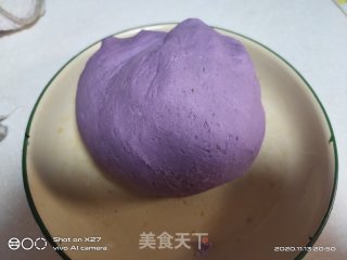紫薯芝麻饼的做法步骤：3