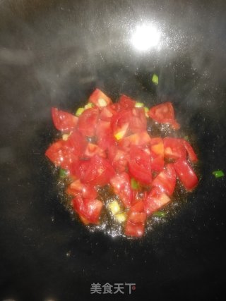 番茄油豆腐泡的做法步骤：3
