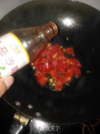 番茄油豆腐泡的做法步骤：4