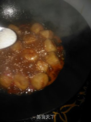 番茄油豆腐泡的做法步骤：8