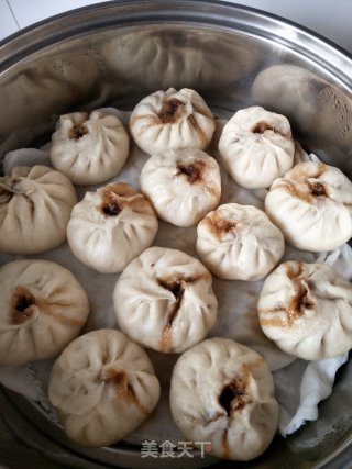 梅干菜肉包的做法步骤：13
