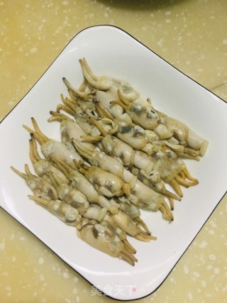 白灼蛏子的做法步骤：5