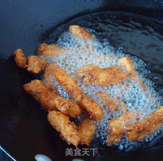 自制炸鸡柳的做法步骤：8