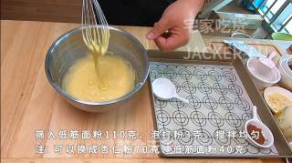 三色栗子玛德琳，浓郁黄油香气，满满文艺气质，松软香甜小甜品。的做法步骤：4