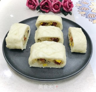 腊味糯米卷的做法步骤：18