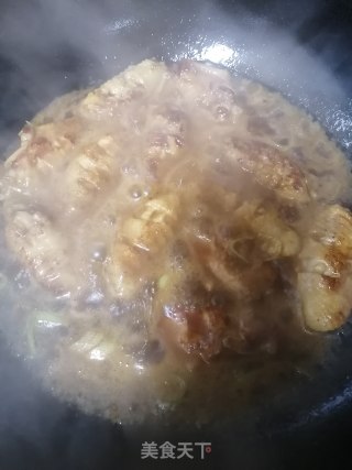 可乐烧鸡翅的做法步骤：5