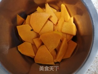南瓜糯米花生米糊的做法步骤：1