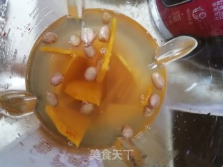 南瓜糯米花生米糊的做法步骤：4