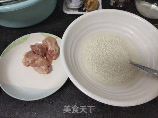 糯米鸡饭的做法步骤：1