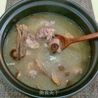 鹿茸菇排骨汤的做法步骤：9