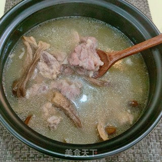 鹿茸菇排骨汤的做法步骤：10