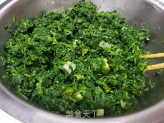 油菜馅饼的做法步骤：3