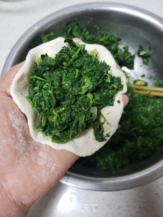 油菜馅饼的做法步骤：7