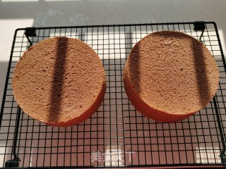 可可戚风蛋糕的做法步骤：13