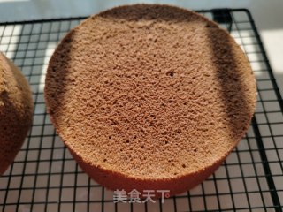 可可戚风蛋糕的做法步骤：14