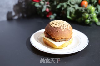 南瓜牛肉汉堡的做法步骤：1