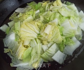 砂锅白菜豆腐果的做法步骤：2