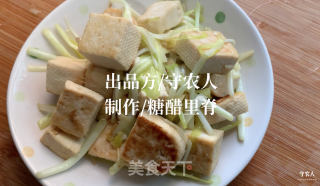 韭黄煎豆腐的做法步骤：6