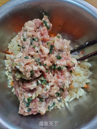 三鲜煎饺的做法步骤：6